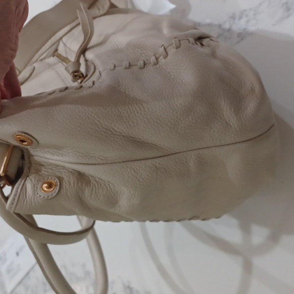 VINTAGE ISABELLA FIORE GENUINE LEATHER SLOUCHY HOBO BAG - Picture 5 of 17